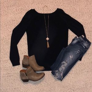 Navy blue sweater